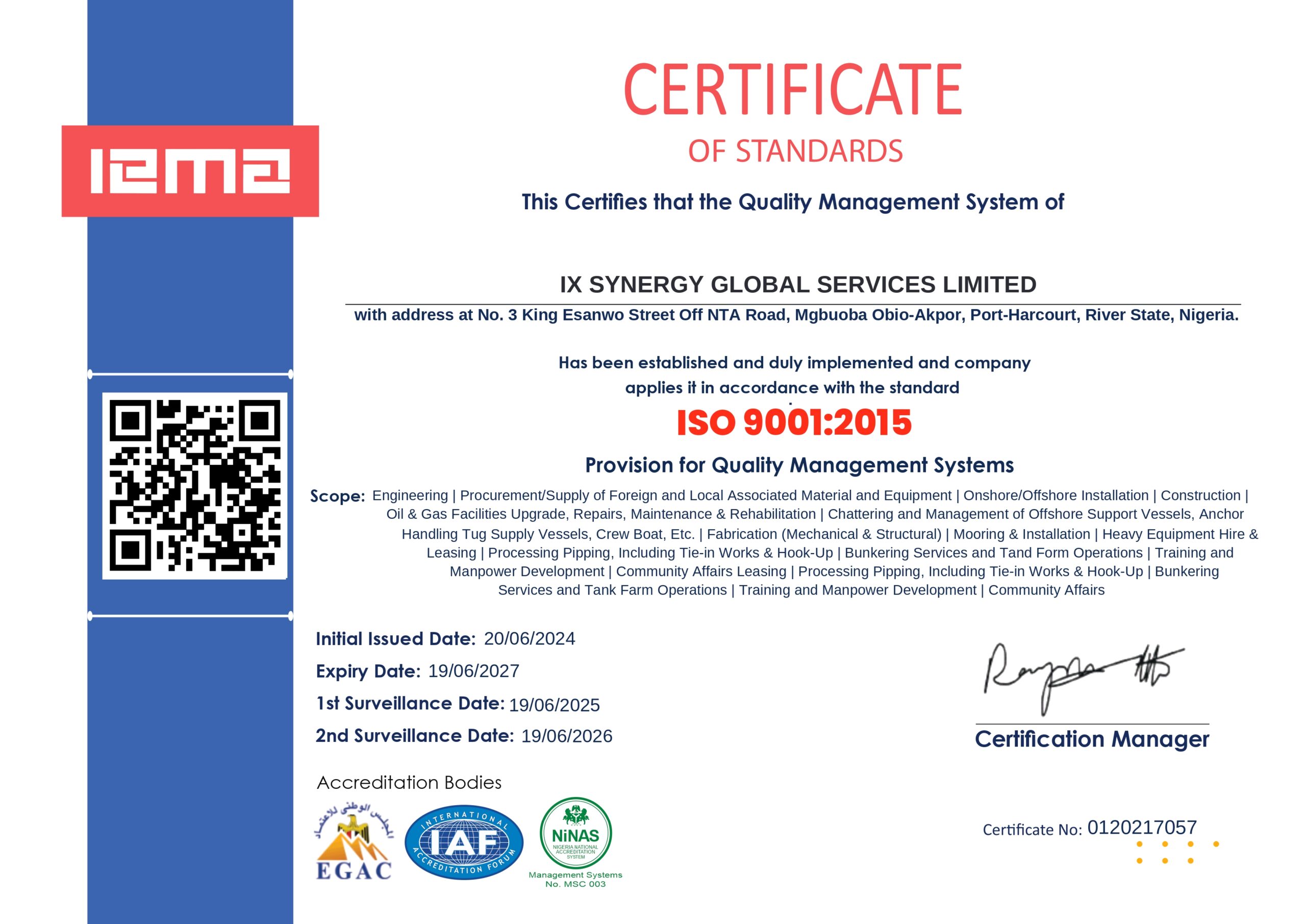ISO 9001:2018