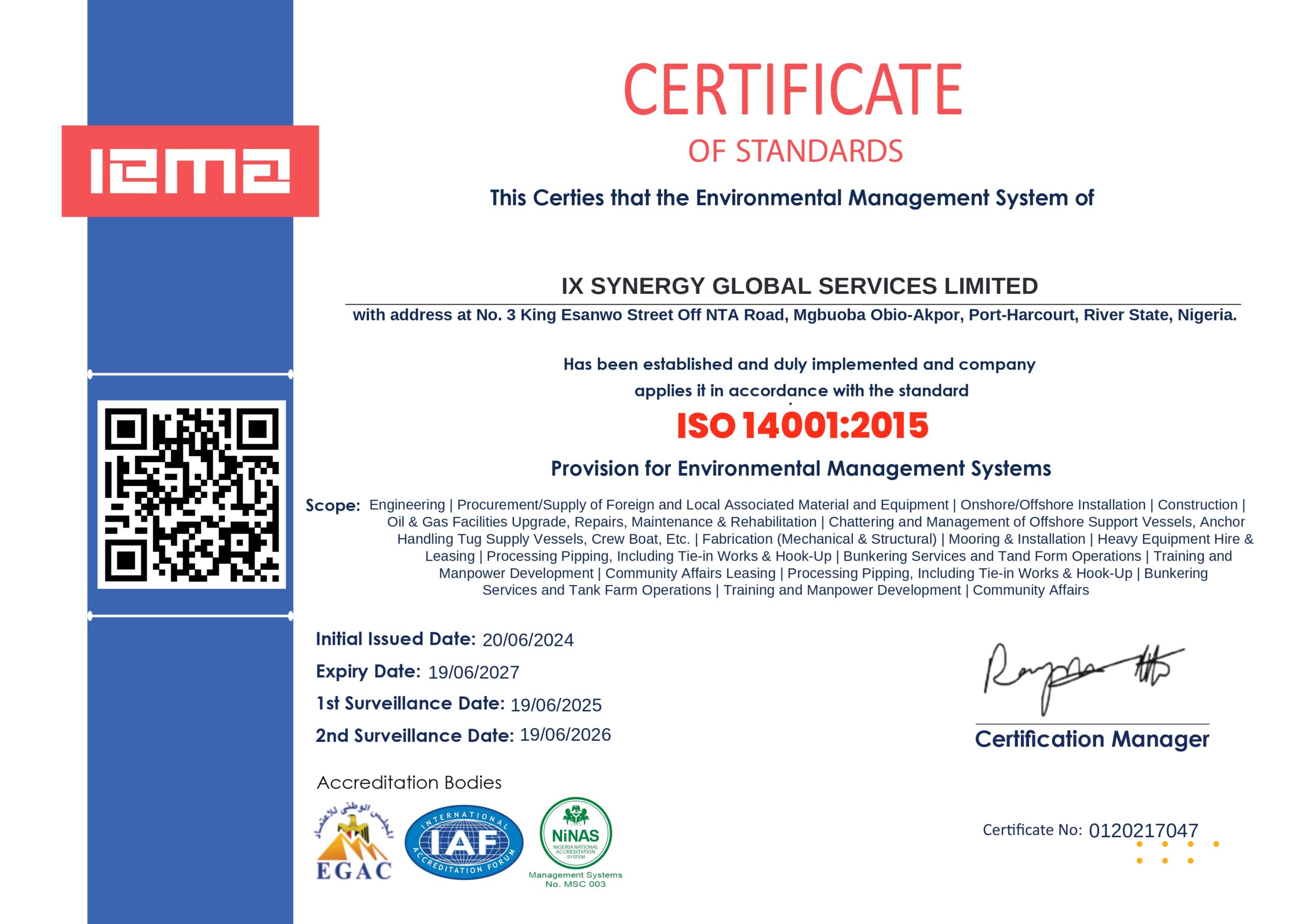 ISO 14001:2015
